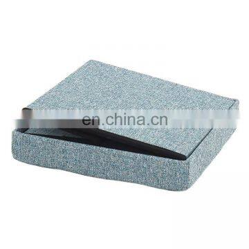 RTS Europe Market Unique Square Footrest Storage Ottoman for Living Room
