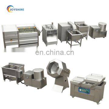 Cheap price 50kg 80kg one hour potatoes chips making complete line semi automatic