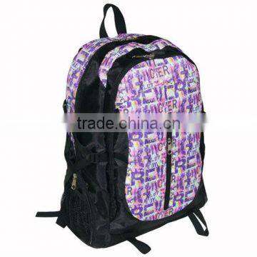 canvas camouflage student backpack