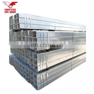 Factory direct sale PRE GALVANISED STEEL GP HOLLOW SECTION GI PIPE SQUARE