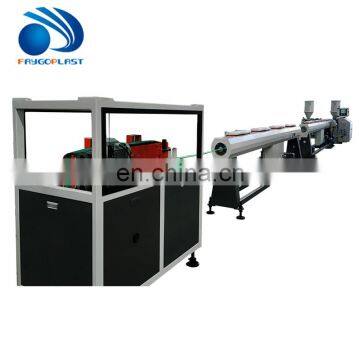 Pvc Steal-Composite Pipe Conical Counter-Rotation Double Screw Extruder For Compound Pipe Plastics Machine Production Line