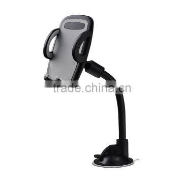 2016 Gooseneck 360 Rotation Universal Car Cell Phone Holder Windshield & Dash Mobile Mount With Strong Sticky Suction Cup photo-2