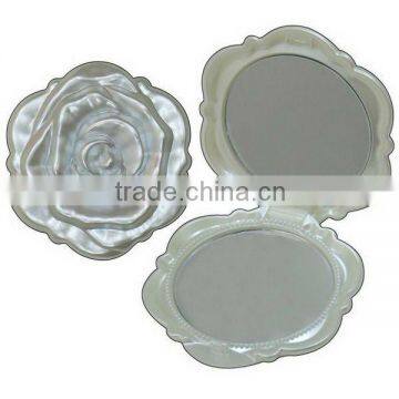 plastic Rose pocket mirror