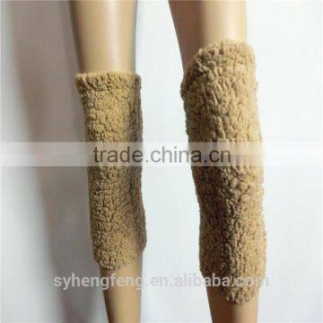 Wholesale Super stretchy warm coral fleece keeping knee support