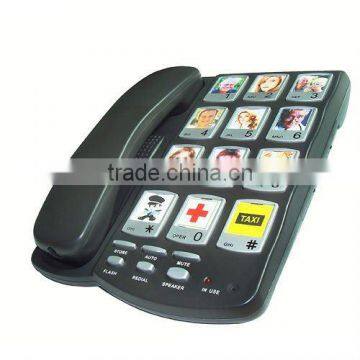 Easy Use Senior People Big Button Phone With Photo photo-3