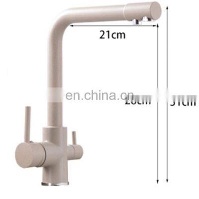 mixer brass pull down kitchen faucet