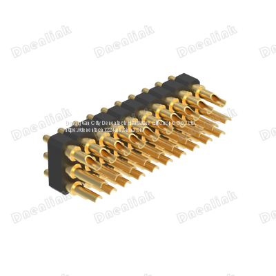 Dnenlink 2.54mm Pitch Triple Row H2.5mm Male HeaderSolder PogoPin Header photo-4