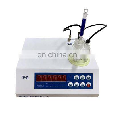 Offline Insulation Oil Moisture/Water Content Testing Equipment