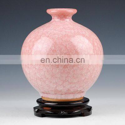 cheap pink Chinese Antique Flower Pot Vase Ceramic