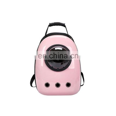 Hot sale many sizes sublimation popular fashion cute transparent capsule breathable pet backpack