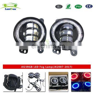 J023-5RGB) LED Fog Lamp With DRL RGB Forjeep JKwrangler 2007-2017 photo-2