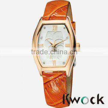 Kwock square alloy quartz lady fashion watch audit factory Watch