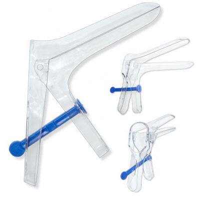 Disposable Medical Sterile Plastic Vaginal Speculum  S, M, L with Lock Stick