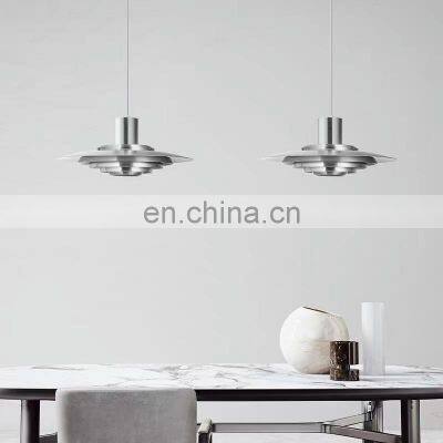 Nordic Creative LED Indoor Pendant Light Industrial Style Bedroom Decorative Flying Saucer Chandelier