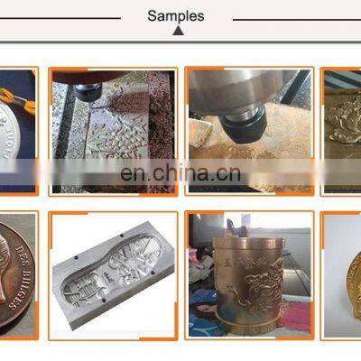 3 Axis 600x600mm Small Metal Cnc Engraving Milling Drilling Machines for Iron Galvanized Sheet Copper Brass Stamps photo-4