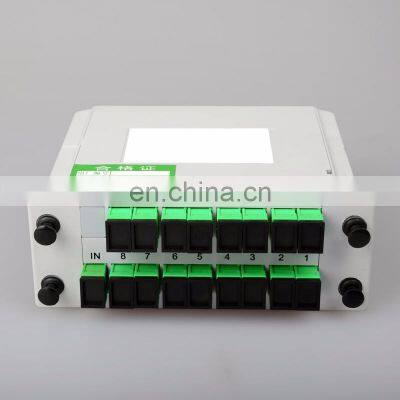 Good Price FTTH 1*16 Way Plug-in SC APC CATV Box Cassette Card Splitter photo-5