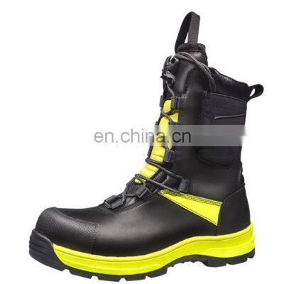 Chinese High Temperature Resistant Rubber Firefighting Boots protect Fireman