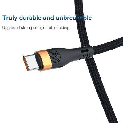 6A Data Cable Usb 100W Charging Cable Mobile Phone 3-in-1 Data Cable Super Fast Charging for PD Fully Compatible
