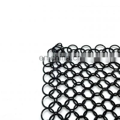 Curtain Decorative Aluminum Chain link Wire Mesh Drapery Fabric