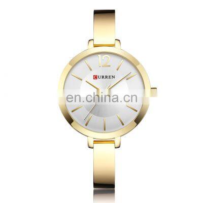 CURREN 9012 Thin Steel Belt Casual Simple Fashion Ladies Watch Hot Sale