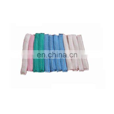 Disposable Food processing breathable nonwoven cap Wholesale Market Nonwoven Cap Colored Hair Nets