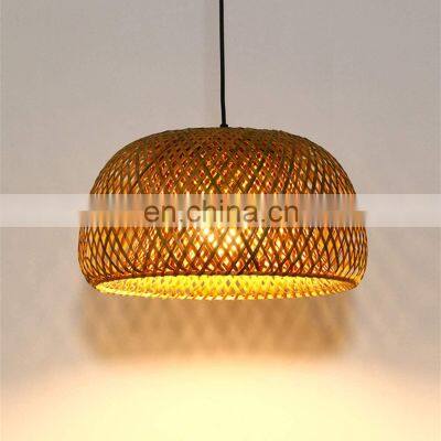 Round Woven Bamboo Lampshade best selling product Bamboo Pendant light, Ceiling light decor Wholesale