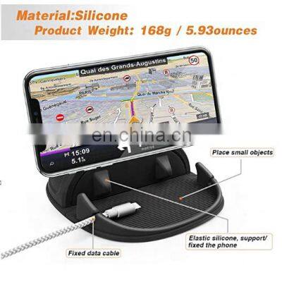 Universal Car Phone Holder Car Phone Mount Silicone Car Pad Mat for Various Dashboards Slip Free Desk Phone Stand Compatible photo-2