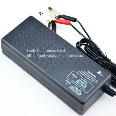 Electric Bike Charger Golf Cart Charger 29.2V 3A Charger With Gas Gauge for 8 Cells LiFP Batteries