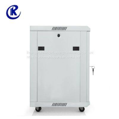 12u White Network Cabinet Server Rack Wall Cabinet Switch Cabinet Weak Current Monitoring Thickened Tempered Glass Small Cabinet
