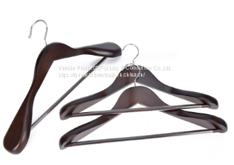 Luxury Natural Wood Coat Hangers For Garment photo-2