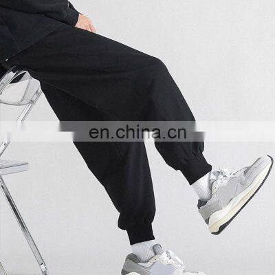 High Quality Casual Pants Wholesale Blank Streetwear Stacked Cotton Joggers Custom Logo Men Jogger Sweatpants Unisex photo-3