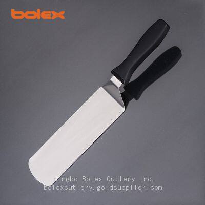Cake Pizza Cookie Food Pastry Spatula Turner Server Pie Cutter Serrated Slotted China Triangle GRIDDLE GRILL ANGULAR SPATULA SCRAPER photo-2