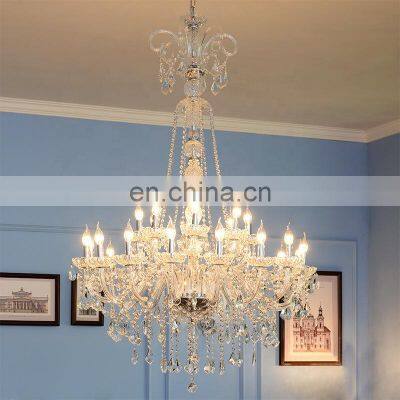 Wholesale Indoor Decor Modern K9 Crystal Chandelier Luxury Pendant Light For Living Room
