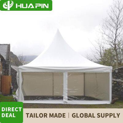 Hot Sale 6x6m High Outdoor Winter Large Wedding Fair Shop Party Tent Pagoda Aluminum Alloy Tent photo-2