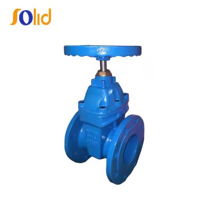 PN16 DN100 Ductile iron Resilient seated Non Rising Stem Gate valve