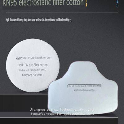 3200A Dustproof Reusable Respirator Half Face Gas Mask With Filters for Painting, Dust, Welding, Resin and Organic Vapor Gas photo-2