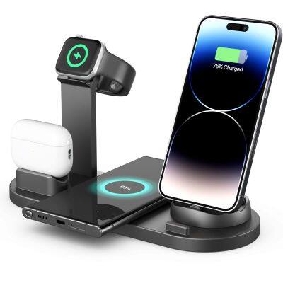 3-in-1 Wireless Multifunction Charger for Phone Watch Earphones