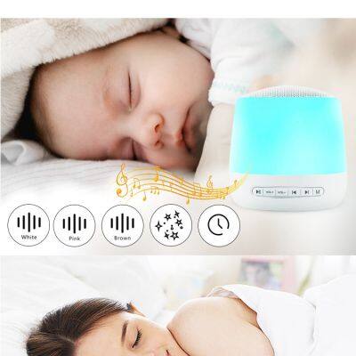 Smart Wifi White Noise Sound Machine With Baby Night Light,34 Soothing Music Built-in to Help Sleep and Wake up in the Morning photo-4
