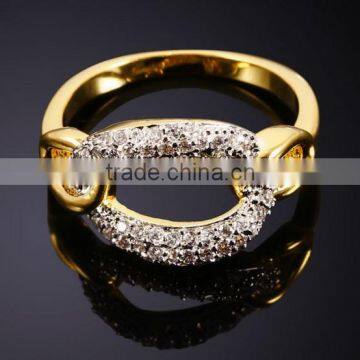 Top Quality Dongguan Factory White Gold Plated CZ Simple Fashion Jewelry Nice Ring photo-3