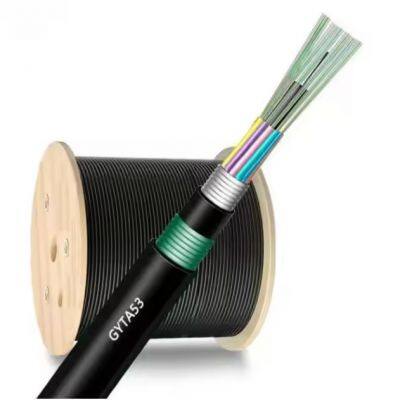Stranded Loose Tube Armored Cable Duct 36 Core GYTA53 Single Mode Fiber Optic Cable OS2 G652D Outdoor cable