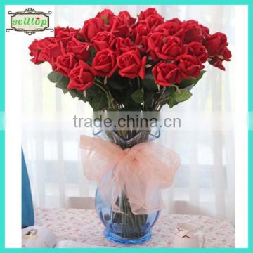 63cm high quality silk artificial flowers rose                        
                                                Quality Choice