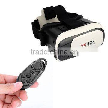 3D Glasses VR Box Reality Cardboard Movie Game for IOS Iphone+Remote Control photo-2