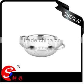 Professional Stainless Steel Kitchen Tool wash colander fine mesh stainless steel strainer manufacturer