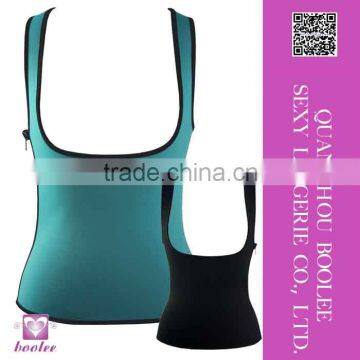 Wholesale low price Women's Ultra Sweat Tank Top Triple-sweat Thermal T-shirt Reversible Vest Shapewear