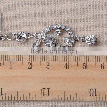 Wedding Photo Decorative Design Crystal Rhinestone Necklace Set photo-5