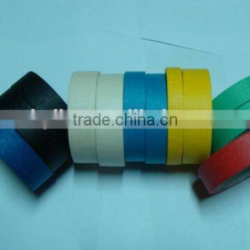 Multi colored Masking Tape with Adhesive Color crepe tape