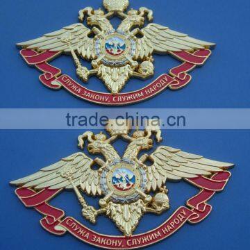 custom russia double head eagle metal logos