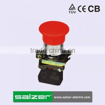 Salzer Brand SA22-BS542 Red Color Turn to Releas Button Switches