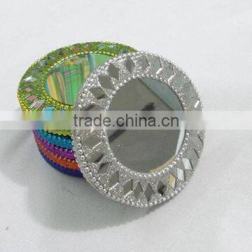 Rajasthani Indian Traditional Pocket Mini Mirror Purse Makeup Mirror photo-4