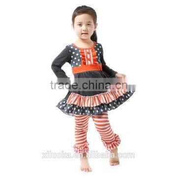 Wholesale ruffles pants kids boutique clothes baby clothing sets